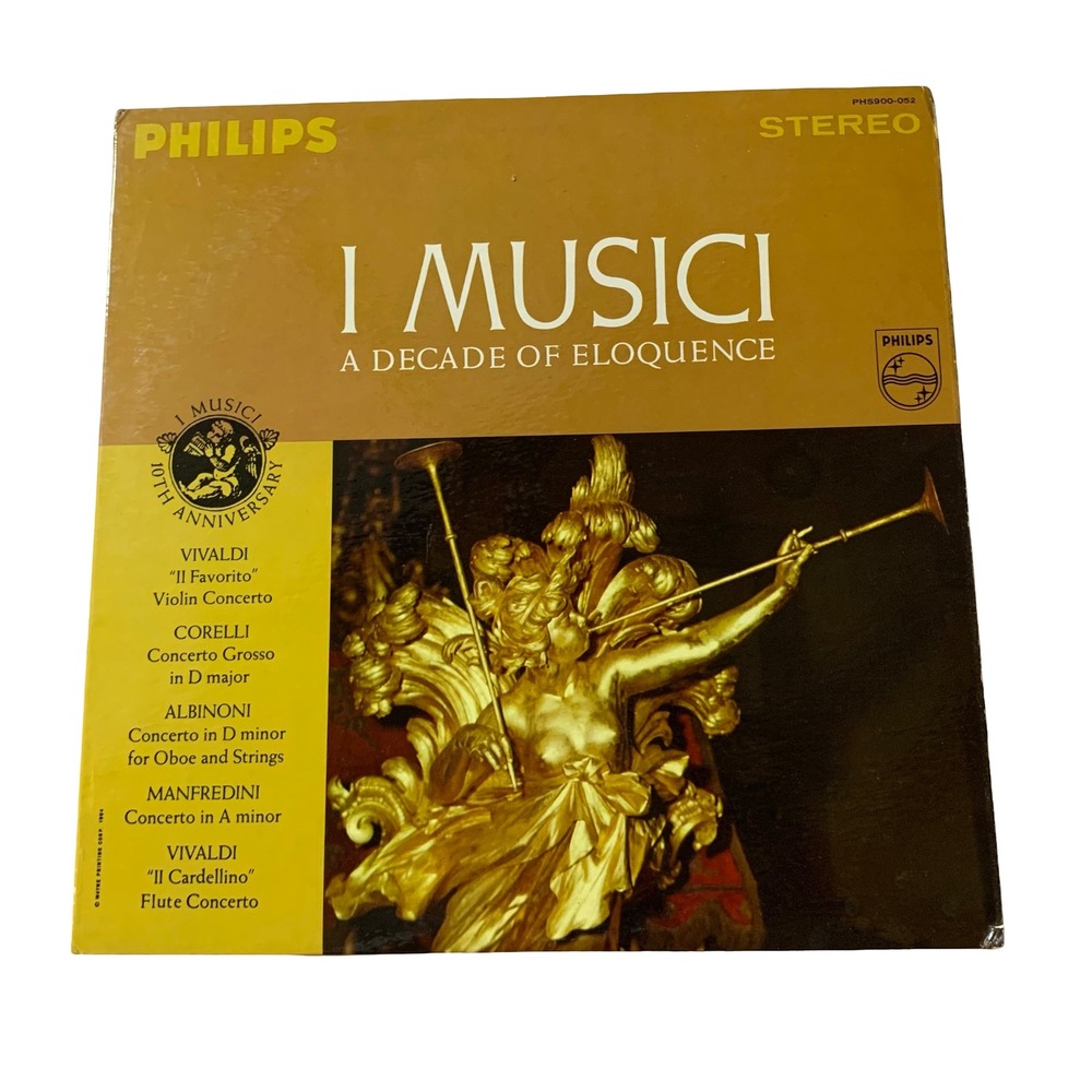 I Musici A Decade of Eloquence Philips Stereo Vinyl LP Vivaldi Corelli